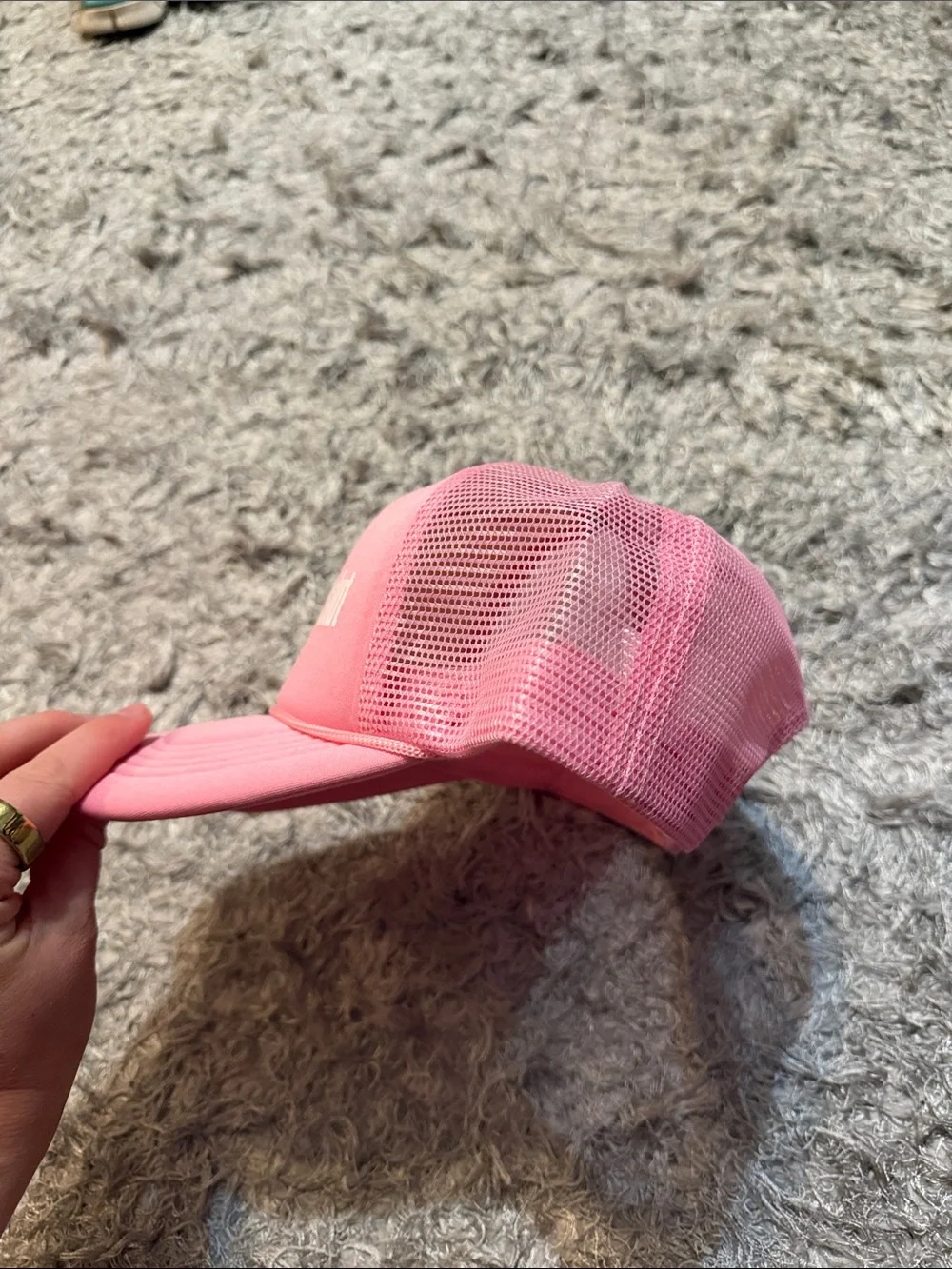 Pink Trucker Hat with 